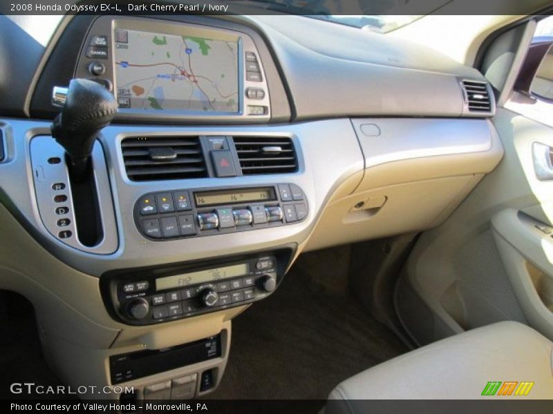 Dark Cherry Pearl / Ivory 2008 Honda Odyssey EX-L