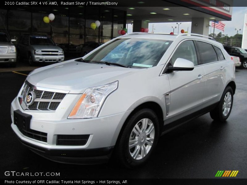 Radiant Silver / Titanium/Ebony 2010 Cadillac SRX 4 V6 AWD