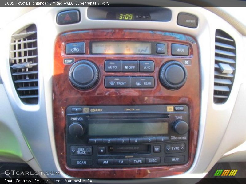 Super White / Ivory 2005 Toyota Highlander Limited 4WD