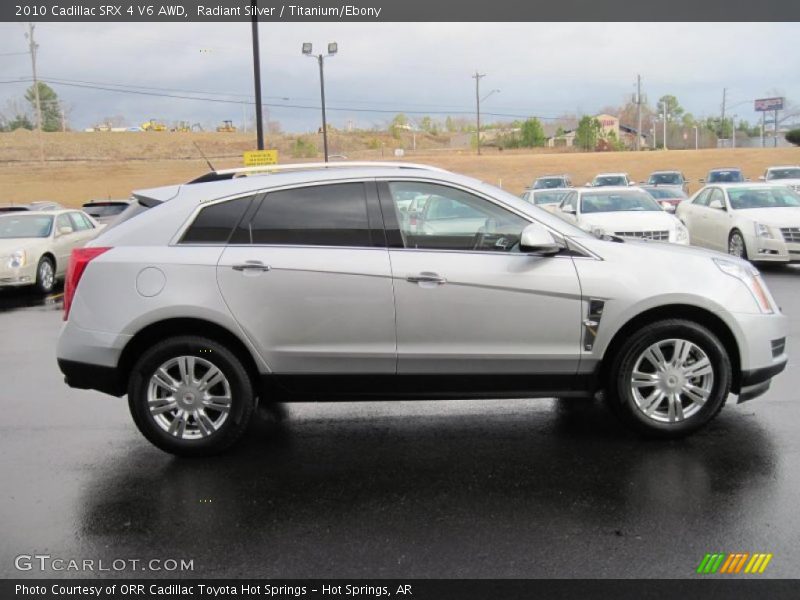 Radiant Silver / Titanium/Ebony 2010 Cadillac SRX 4 V6 AWD