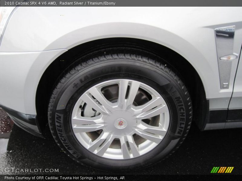 Radiant Silver / Titanium/Ebony 2010 Cadillac SRX 4 V6 AWD