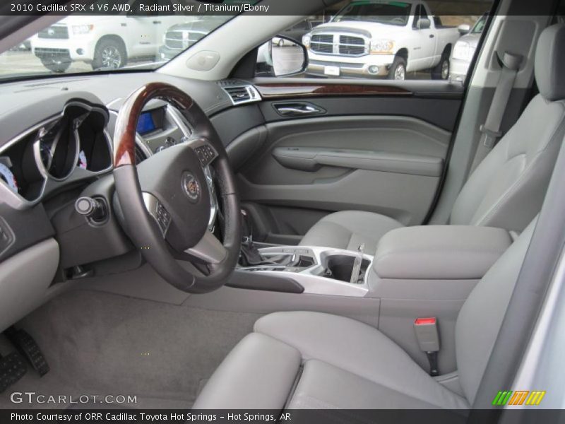 Radiant Silver / Titanium/Ebony 2010 Cadillac SRX 4 V6 AWD