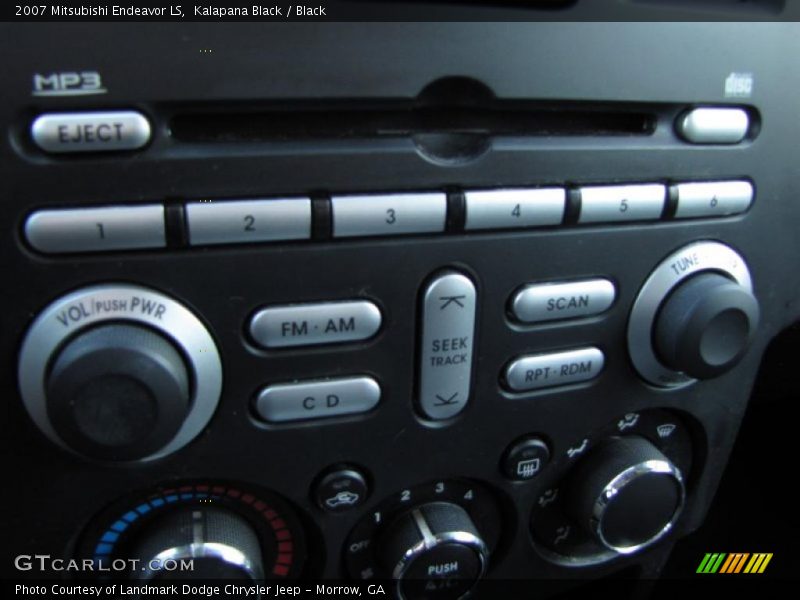Controls of 2007 Endeavor LS