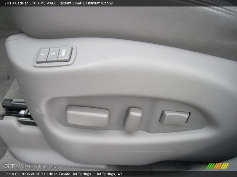 Radiant Silver / Titanium/Ebony 2010 Cadillac SRX 4 V6 AWD