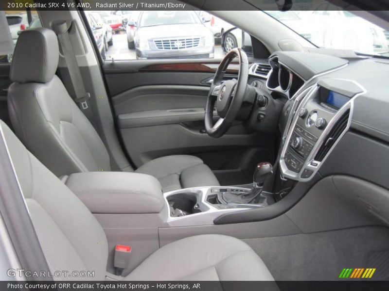 Radiant Silver / Titanium/Ebony 2010 Cadillac SRX 4 V6 AWD