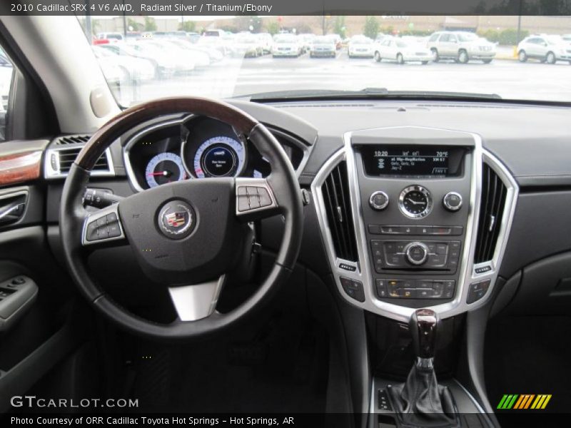 Radiant Silver / Titanium/Ebony 2010 Cadillac SRX 4 V6 AWD