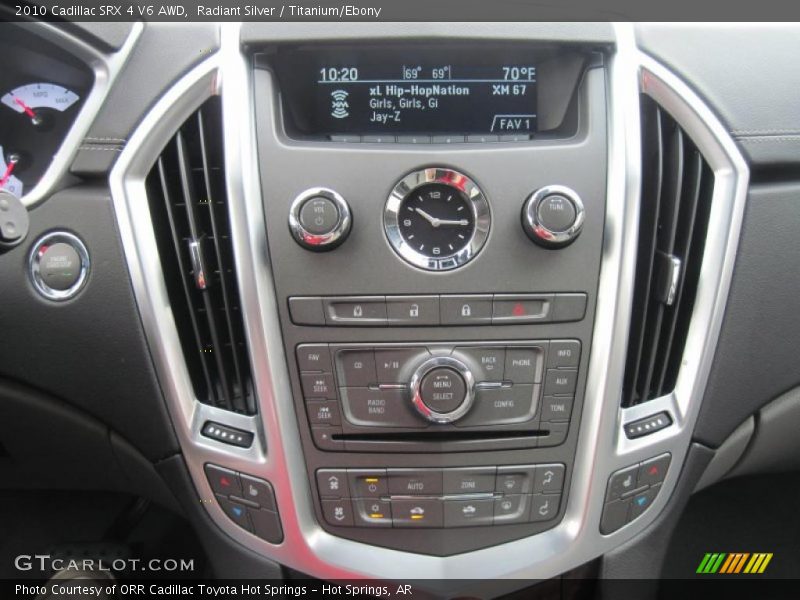 Radiant Silver / Titanium/Ebony 2010 Cadillac SRX 4 V6 AWD