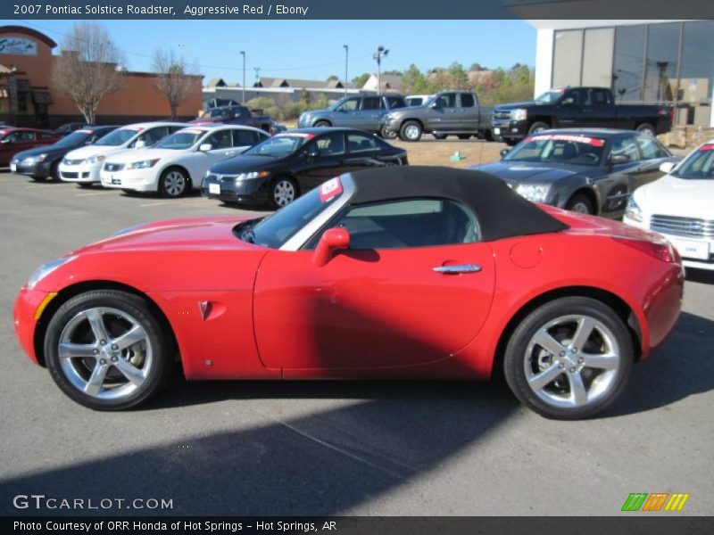 Aggressive Red / Ebony 2007 Pontiac Solstice Roadster