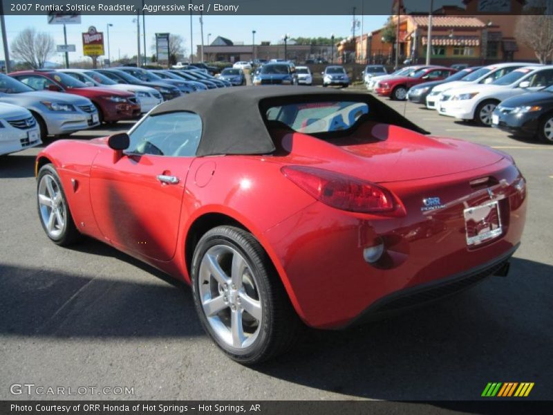 Aggressive Red / Ebony 2007 Pontiac Solstice Roadster