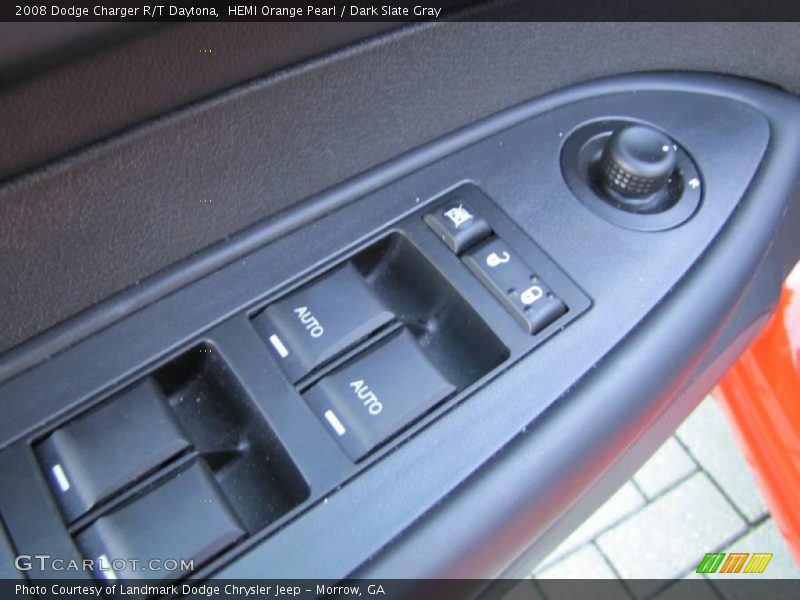 HEMI Orange Pearl / Dark Slate Gray 2008 Dodge Charger R/T Daytona