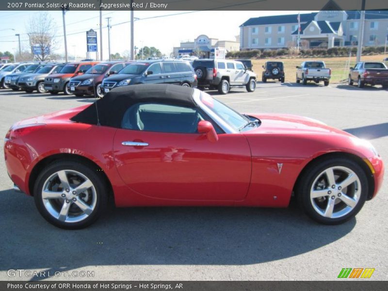 Aggressive Red / Ebony 2007 Pontiac Solstice Roadster