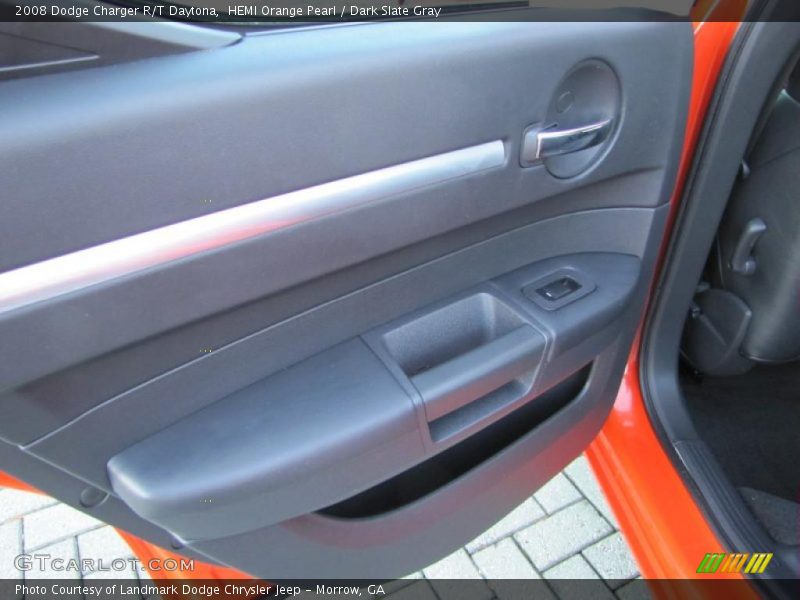 HEMI Orange Pearl / Dark Slate Gray 2008 Dodge Charger R/T Daytona
