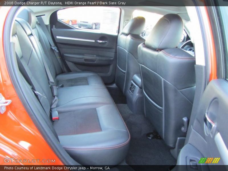 HEMI Orange Pearl / Dark Slate Gray 2008 Dodge Charger R/T Daytona