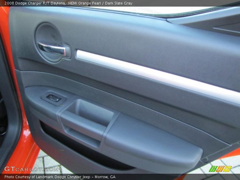 HEMI Orange Pearl / Dark Slate Gray 2008 Dodge Charger R/T Daytona