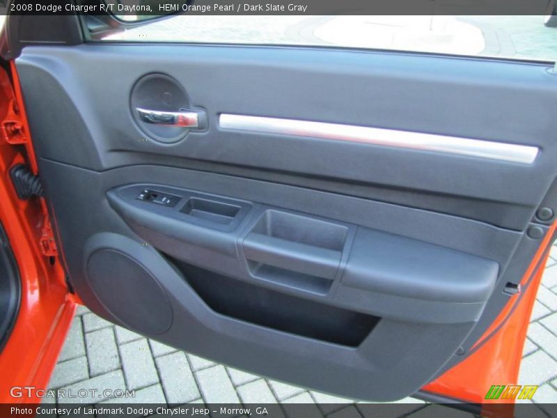 HEMI Orange Pearl / Dark Slate Gray 2008 Dodge Charger R/T Daytona