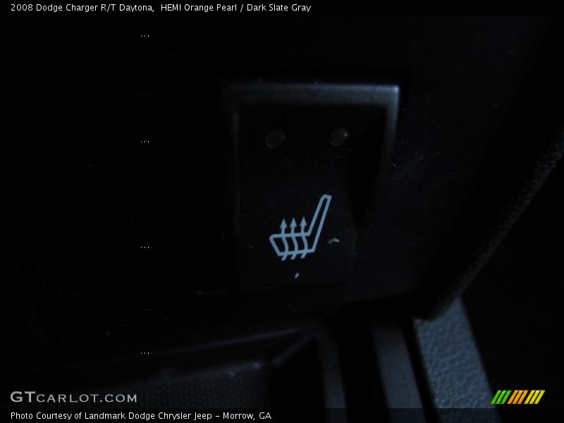 HEMI Orange Pearl / Dark Slate Gray 2008 Dodge Charger R/T Daytona