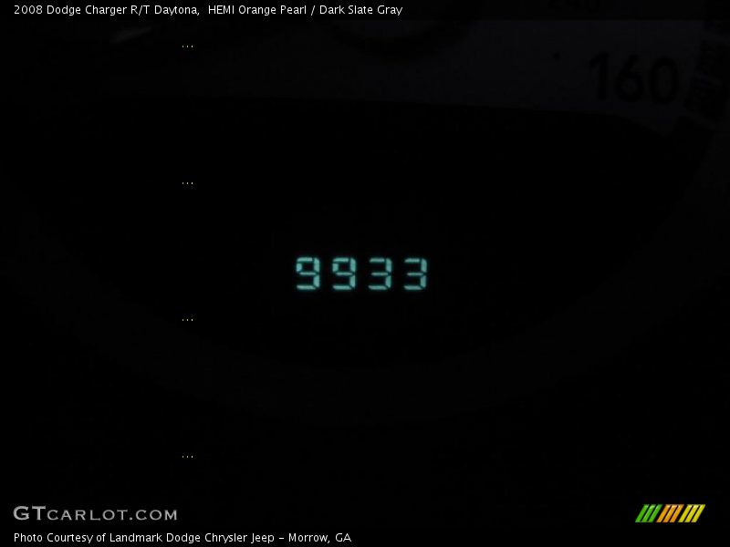 HEMI Orange Pearl / Dark Slate Gray 2008 Dodge Charger R/T Daytona