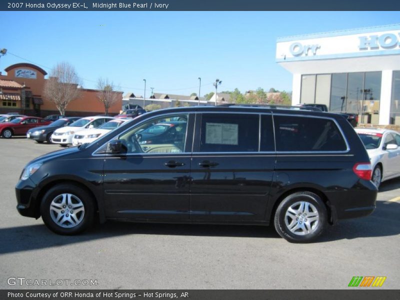 Midnight Blue Pearl / Ivory 2007 Honda Odyssey EX-L