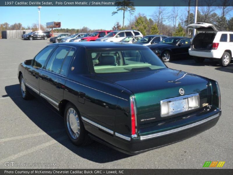 Polo Green Metallic / Shale/Neutral 1997 Cadillac DeVille Sedan