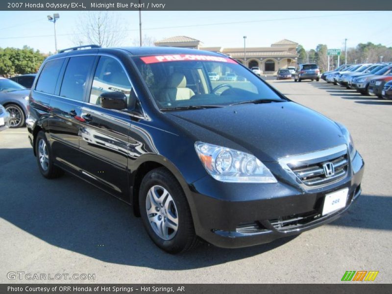Midnight Blue Pearl / Ivory 2007 Honda Odyssey EX-L