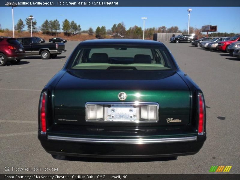 Polo Green Metallic / Shale/Neutral 1997 Cadillac DeVille Sedan