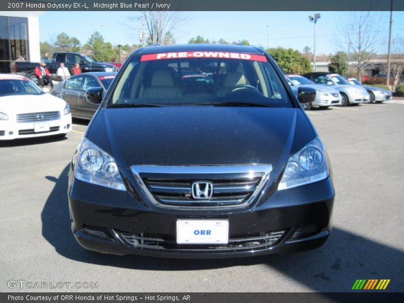 Midnight Blue Pearl / Ivory 2007 Honda Odyssey EX-L