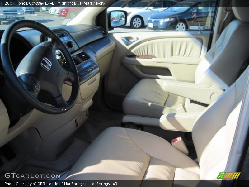 Midnight Blue Pearl / Ivory 2007 Honda Odyssey EX-L