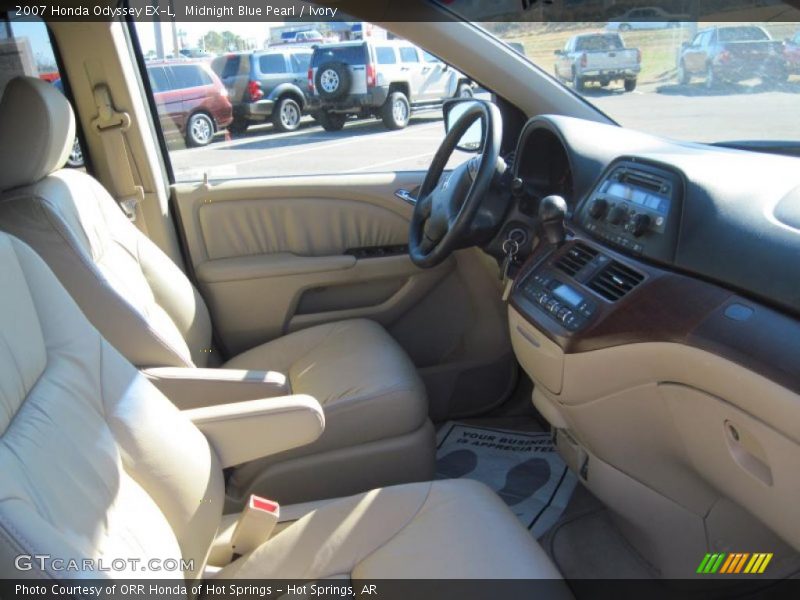 Midnight Blue Pearl / Ivory 2007 Honda Odyssey EX-L