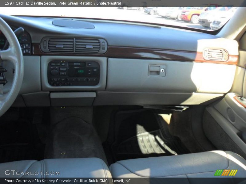 Polo Green Metallic / Shale/Neutral 1997 Cadillac DeVille Sedan