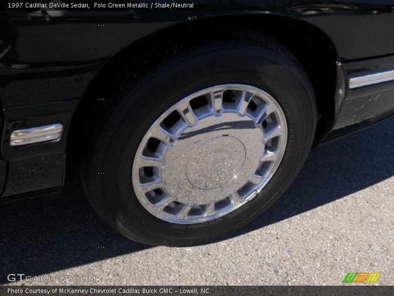 Polo Green Metallic / Shale/Neutral 1997 Cadillac DeVille Sedan