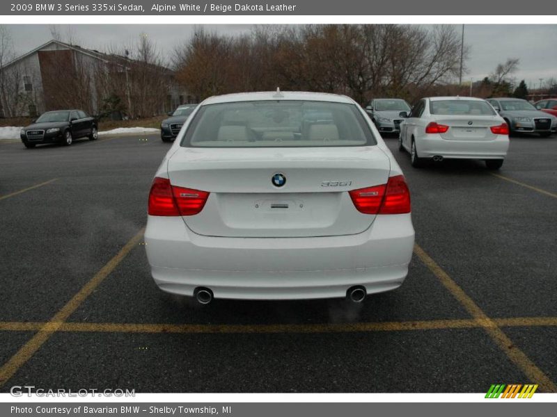 Alpine White / Beige Dakota Leather 2009 BMW 3 Series 335xi Sedan