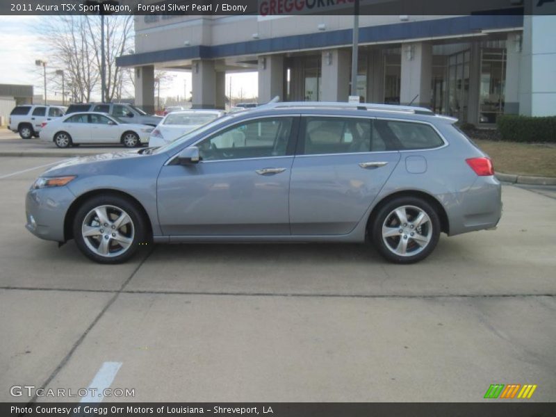 Forged Silver Pearl / Ebony 2011 Acura TSX Sport Wagon