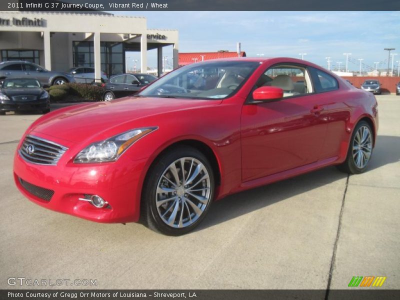 Front 3/4 View of 2011 G 37 Journey Coupe