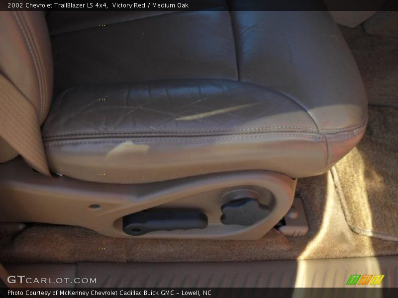 Victory Red / Medium Oak 2002 Chevrolet TrailBlazer LS 4x4