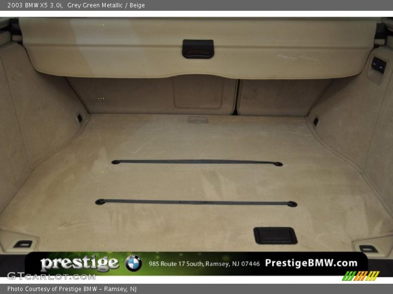 Grey Green Metallic / Beige 2003 BMW X5 3.0i