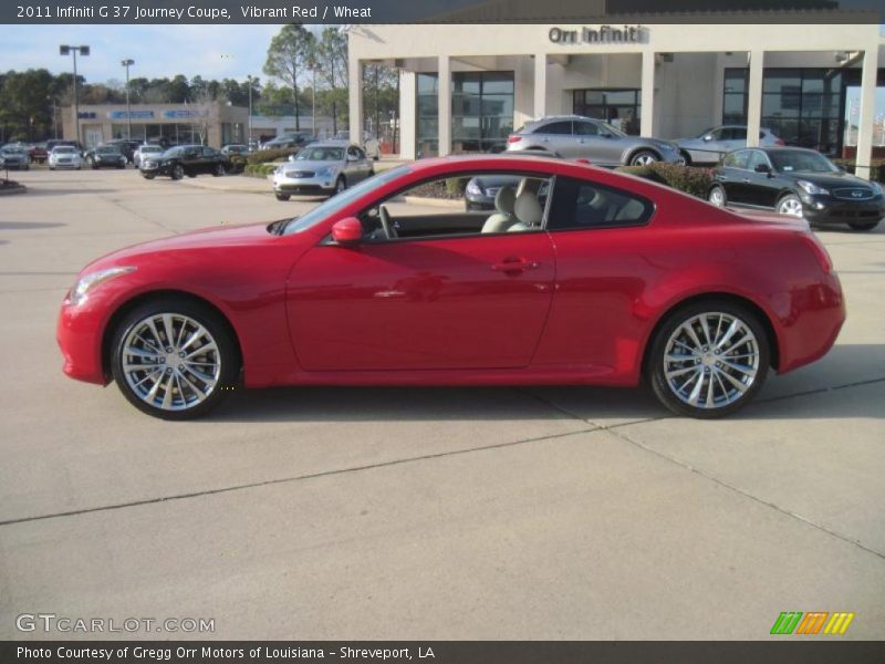  2011 G 37 Journey Coupe Vibrant Red