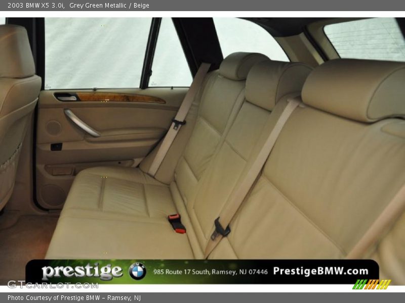 Grey Green Metallic / Beige 2003 BMW X5 3.0i