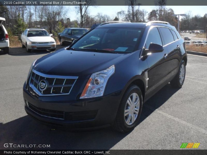 Imperial Blue / Ebony/Titanium 2010 Cadillac SRX V6