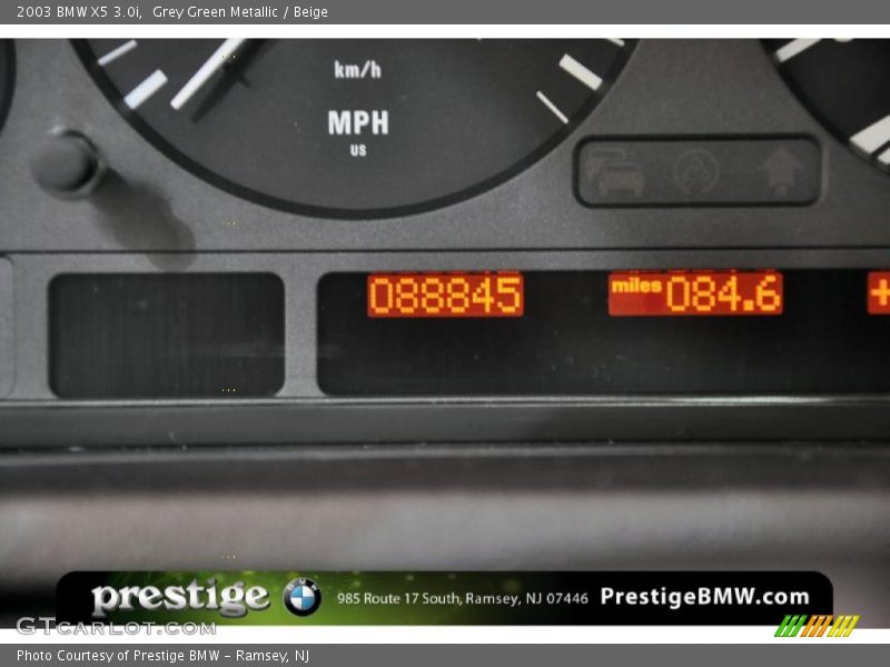 Grey Green Metallic / Beige 2003 BMW X5 3.0i