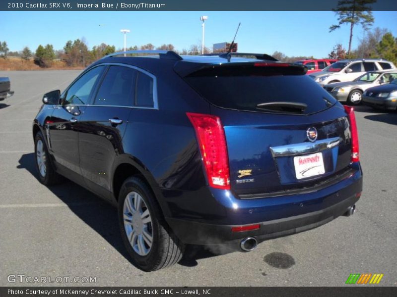 Imperial Blue / Ebony/Titanium 2010 Cadillac SRX V6