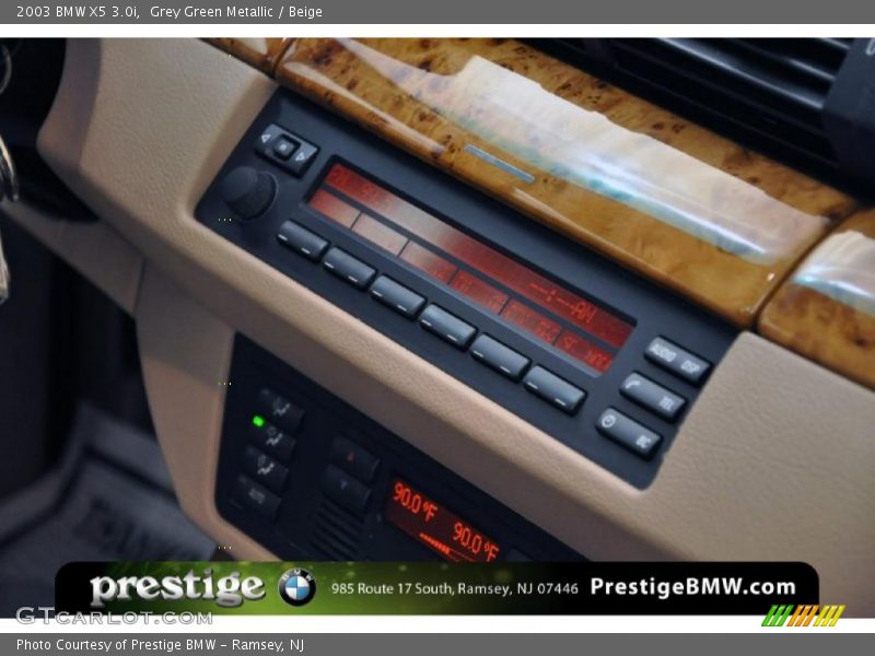 Grey Green Metallic / Beige 2003 BMW X5 3.0i