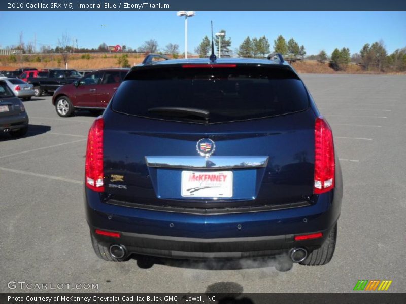 Imperial Blue / Ebony/Titanium 2010 Cadillac SRX V6