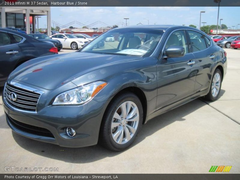 Harbour Blue / Stone 2011 Infiniti M 37 Sedan
