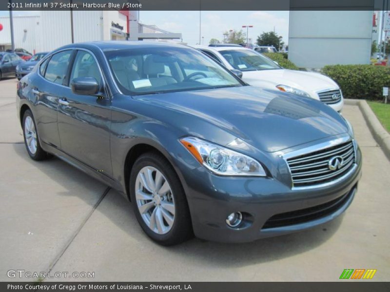 Harbour Blue / Stone 2011 Infiniti M 37 Sedan