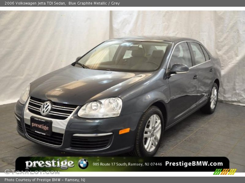 Blue Graphite Metallic / Grey 2006 Volkswagen Jetta TDI Sedan