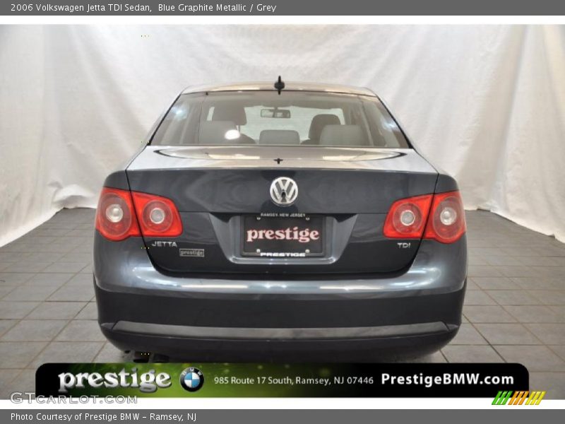Blue Graphite Metallic / Grey 2006 Volkswagen Jetta TDI Sedan