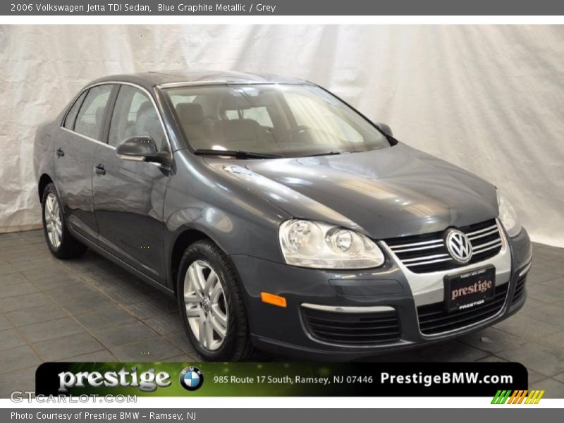 Blue Graphite Metallic / Grey 2006 Volkswagen Jetta TDI Sedan