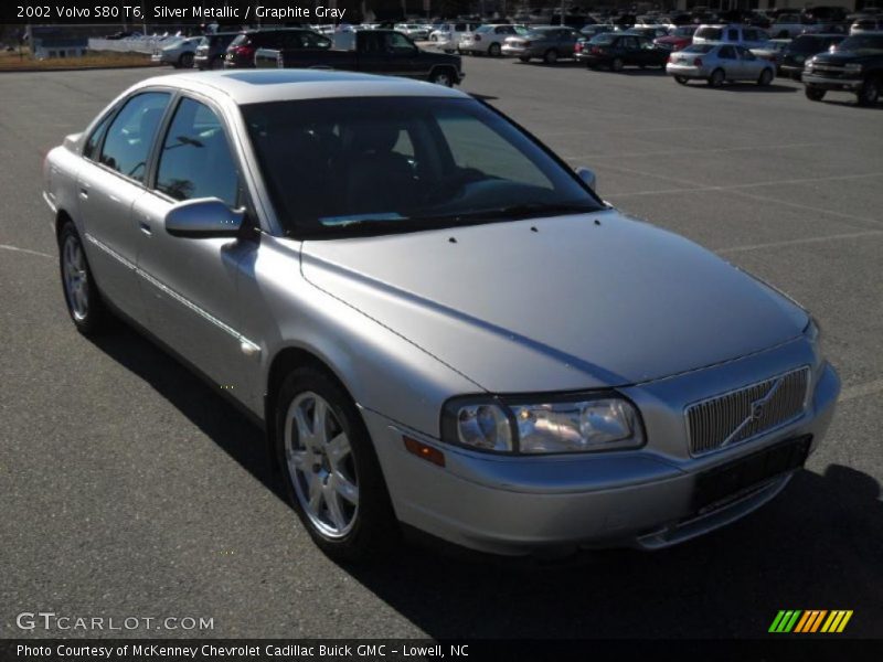 Silver Metallic / Graphite Gray 2002 Volvo S80 T6
