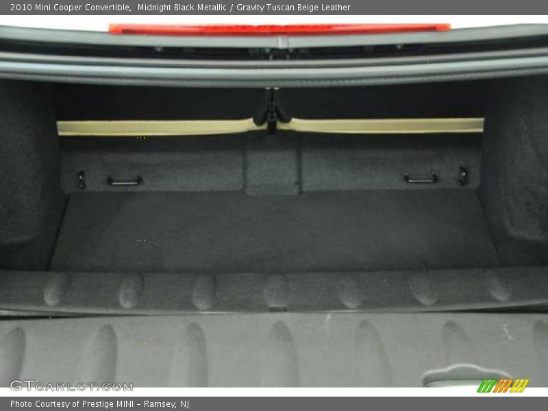 Midnight Black Metallic / Gravity Tuscan Beige Leather 2010 Mini Cooper Convertible