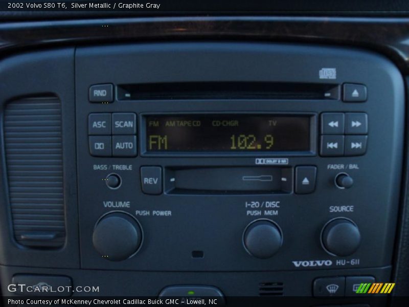 Silver Metallic / Graphite Gray 2002 Volvo S80 T6